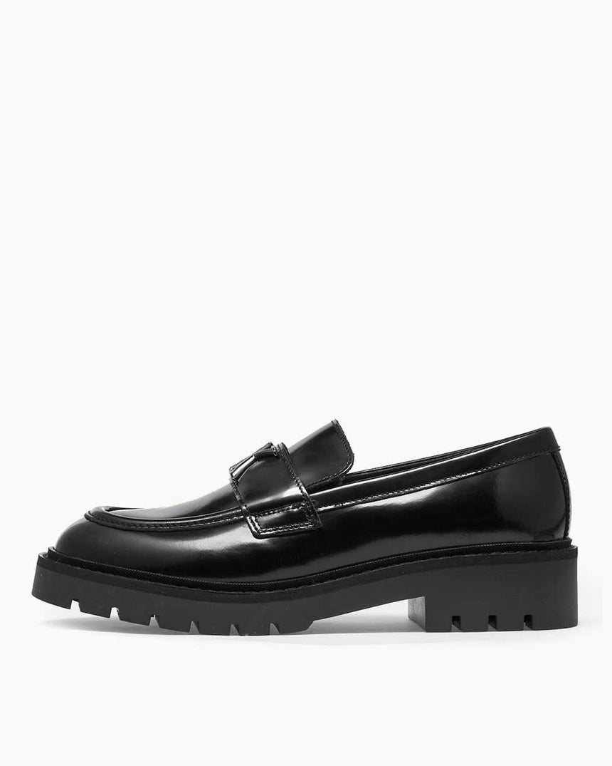 Calvin Klein Combat Loafer Driver Shoes Ayakkabı Triple Black