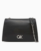Calvin Klein Kilitlemeli Kadın Çapraz Orta Boy Askılı Çanta Black