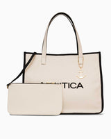 Nautica Ladies Çapraz Askılı Çanta Bej - Siyah