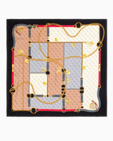 Guess Foulard Textile Logolu Eşarp Black