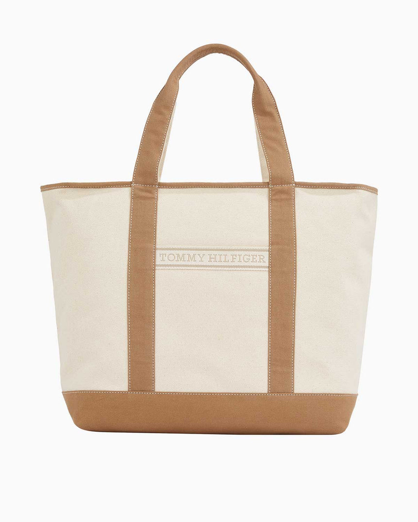 Tommy Hilfiger Summer Canvas Omuz Çantası Safari Canvas