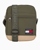Tommy Hilfiger Ess Daily Squared Reporter Çapraz Askılı Çanta Pewter Green