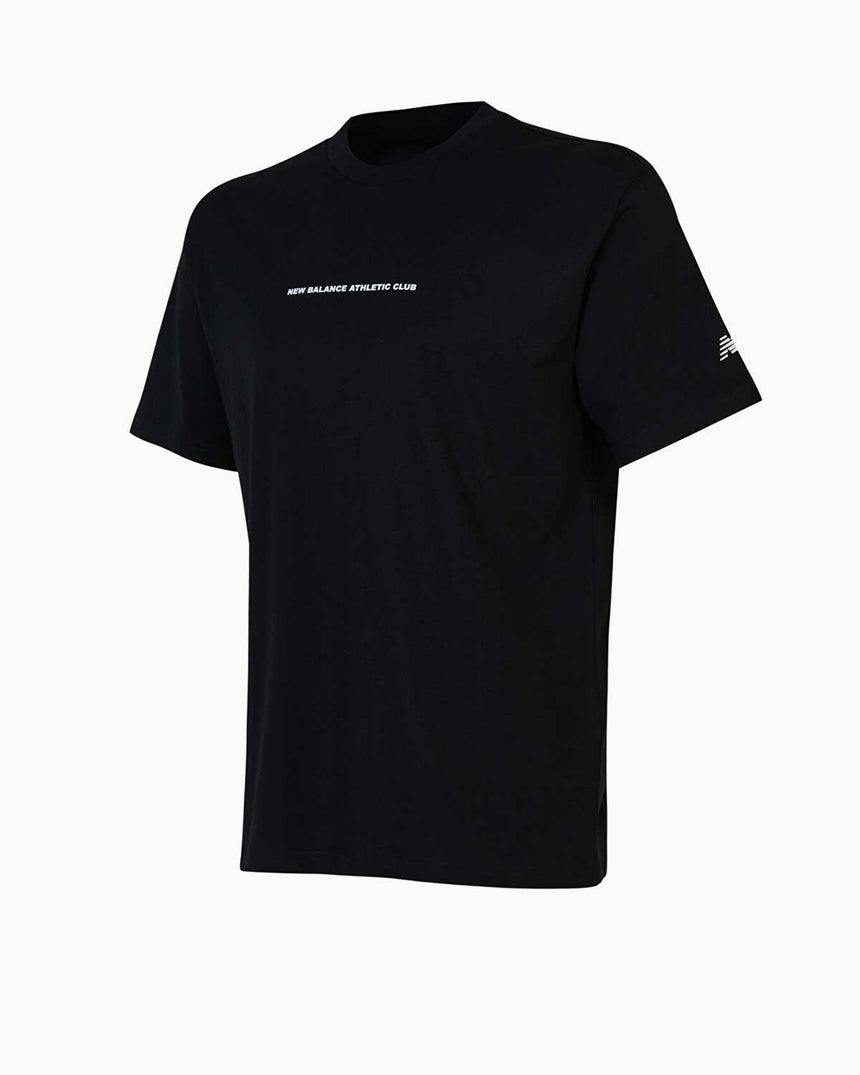 New Balance Lifestyle Erkek Tshirt Siyah