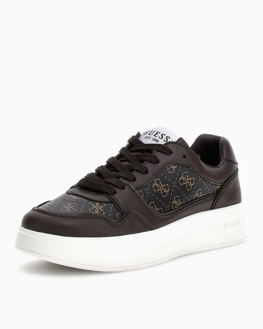 Guess Winno Monogram Detaylı Sneaker Brown Ocra