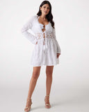 Guess Logolu Kimono Paisley Emb.White