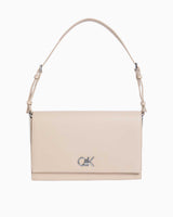 Calvin Klein Elongated Shoulder Bag Crockery