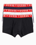 Guess Brian Hero Trunk 3'lü Boxer Grey Melange Mix