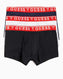 Guess Brian Hero Trunk 3'lü Boxer Grey Melange Mix