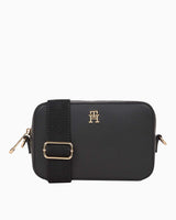 Tommy Hilfiger Soft Logo Kalın Askılı Çapraz Çanta Black