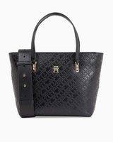 Tommy Hilfiger Refined Mini Tote El Çantası Black