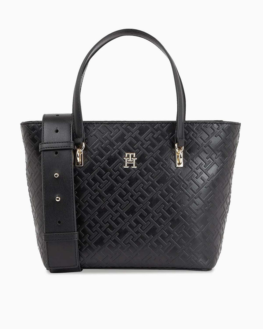 Tommy Hilfiger Refined Mini Tote El Çantası Black