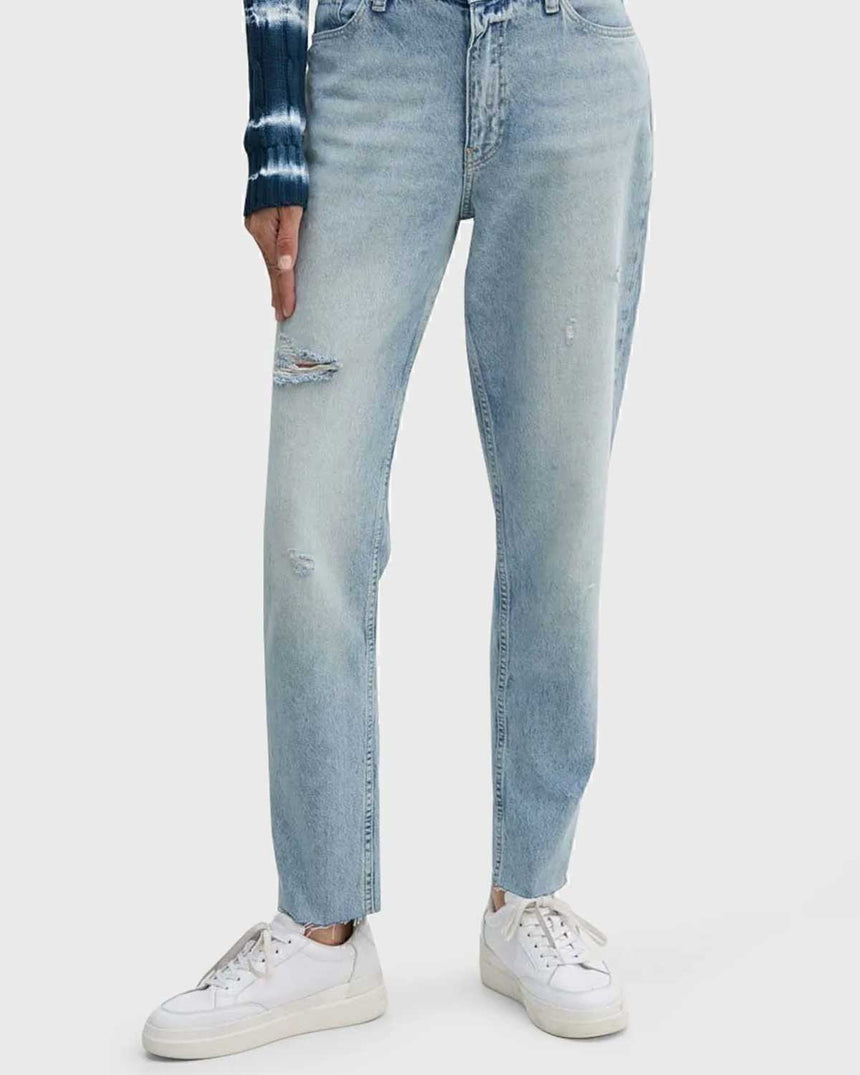 Calvin Klein Tapered Mom Jean Pantolon Black
