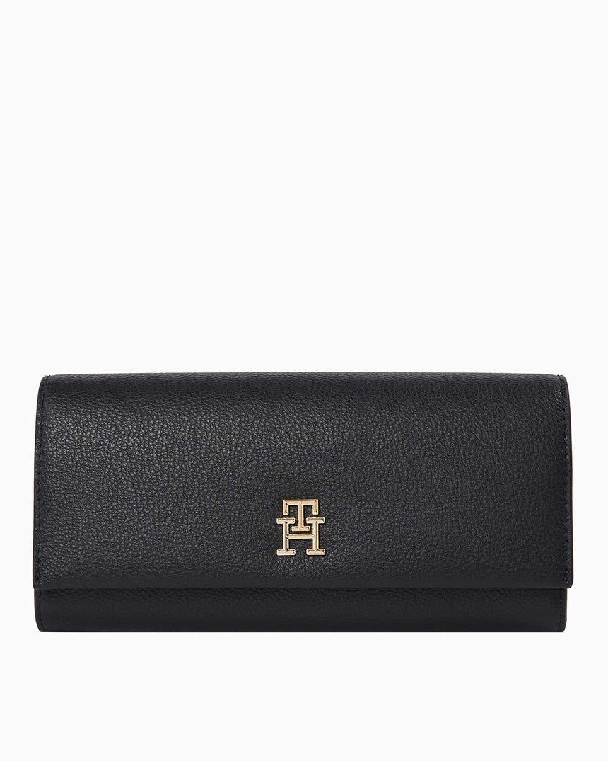Tommy Hilfiger Legacy Flap Large Cüzdan Black