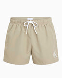 Calvin Klein Drawstring Logo Yazılı Deniz Şort Laurel Oak