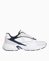Calvin Klein Retro Tennis Sneaker Bright White/Calvin Navy/Silver