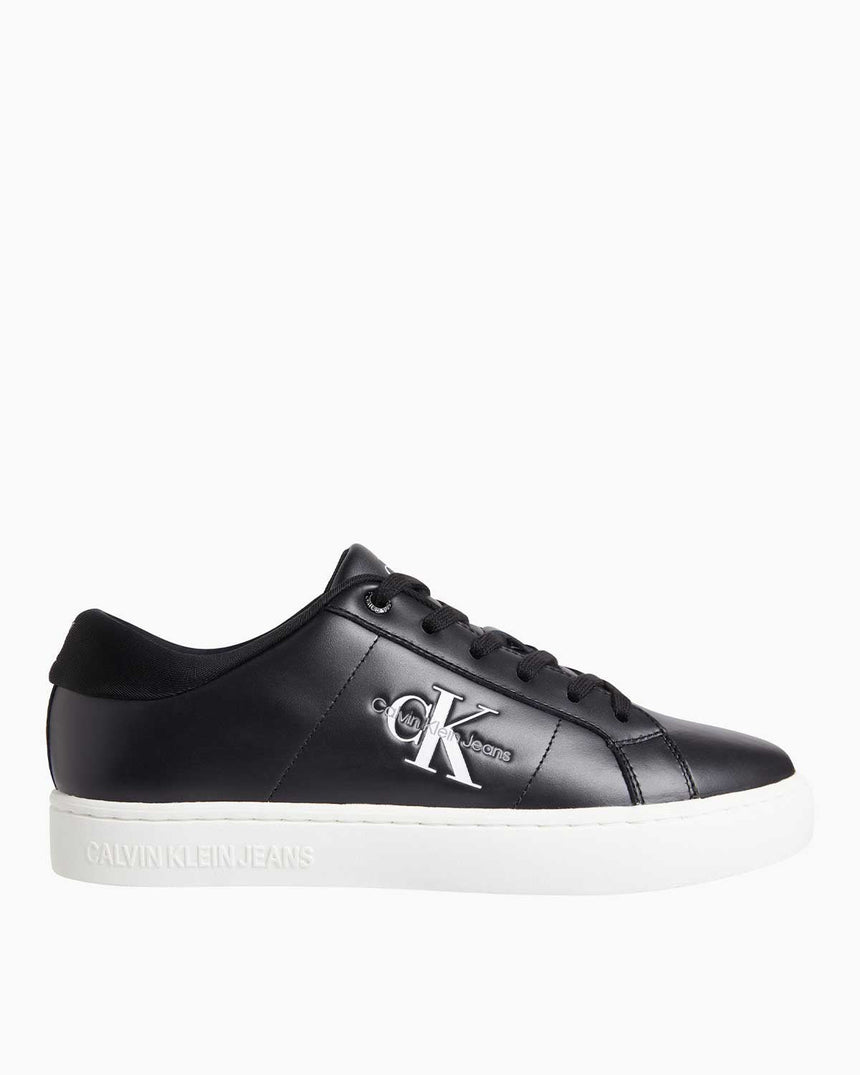 Calvin Klein Jeans Classic Cupsole Lace Up Sneaker Black/Bright White