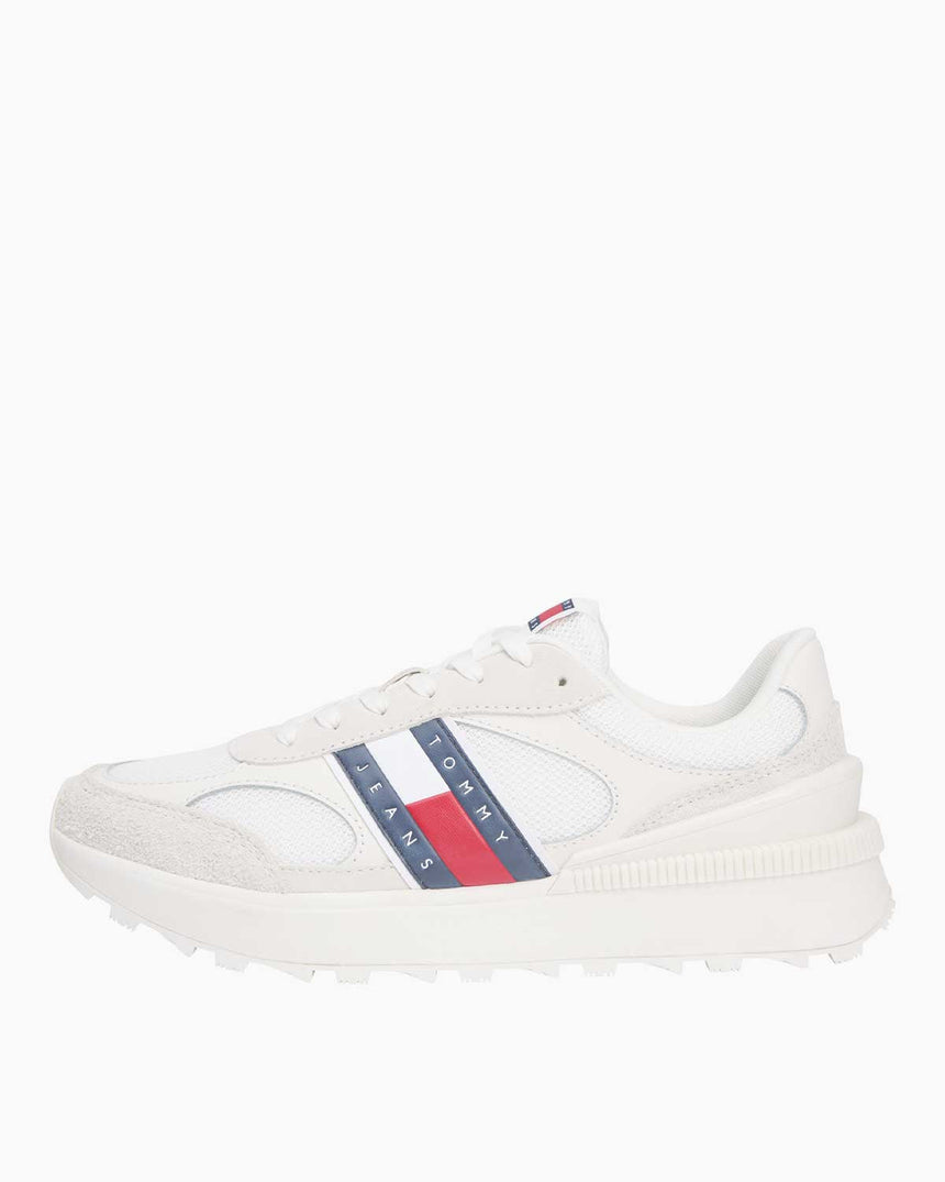 Tommy Jeans Techinal Runner Sneaker Ecru