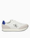 Calvin Klein Retro Runner Low Top Sneaker Bright White/Sapphire Blue