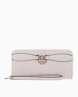 Guess Arlena Logo Zip Around Cüzdan Taupe Logo