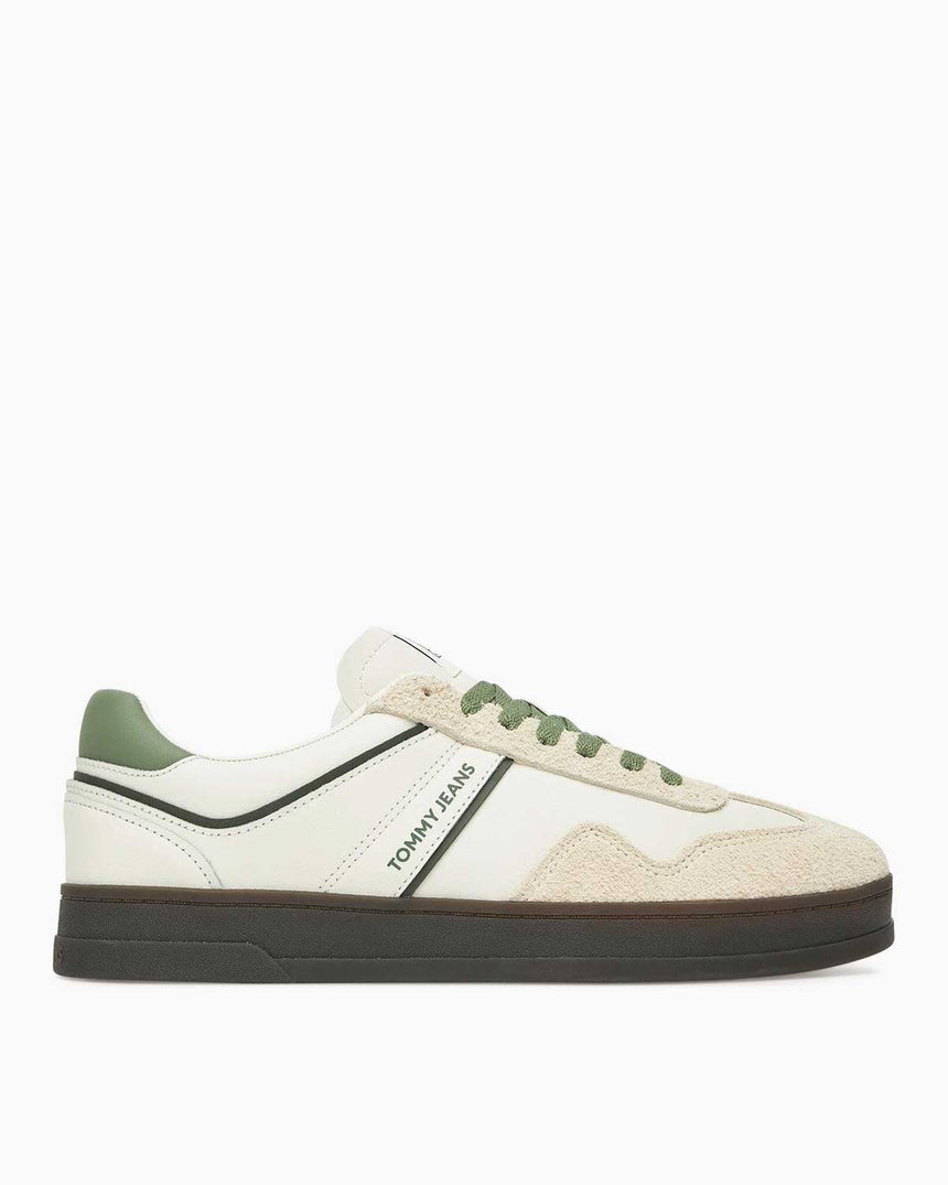 Tommy Hilfiger The Greenwich Deri Erkek Sneaker Ivory