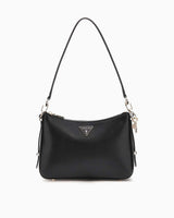 Guess Daryna Top Zip Logolu Omuz Çantası Black