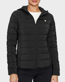 Guess Solid Kadın Aktif Şişme Mont Jet Black A996