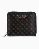 Guess Emilee Mini Monogram Cüzdan Mocha Logo