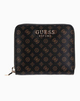 Guess Emilee Mini Monogram Cüzdan Mocha Logo