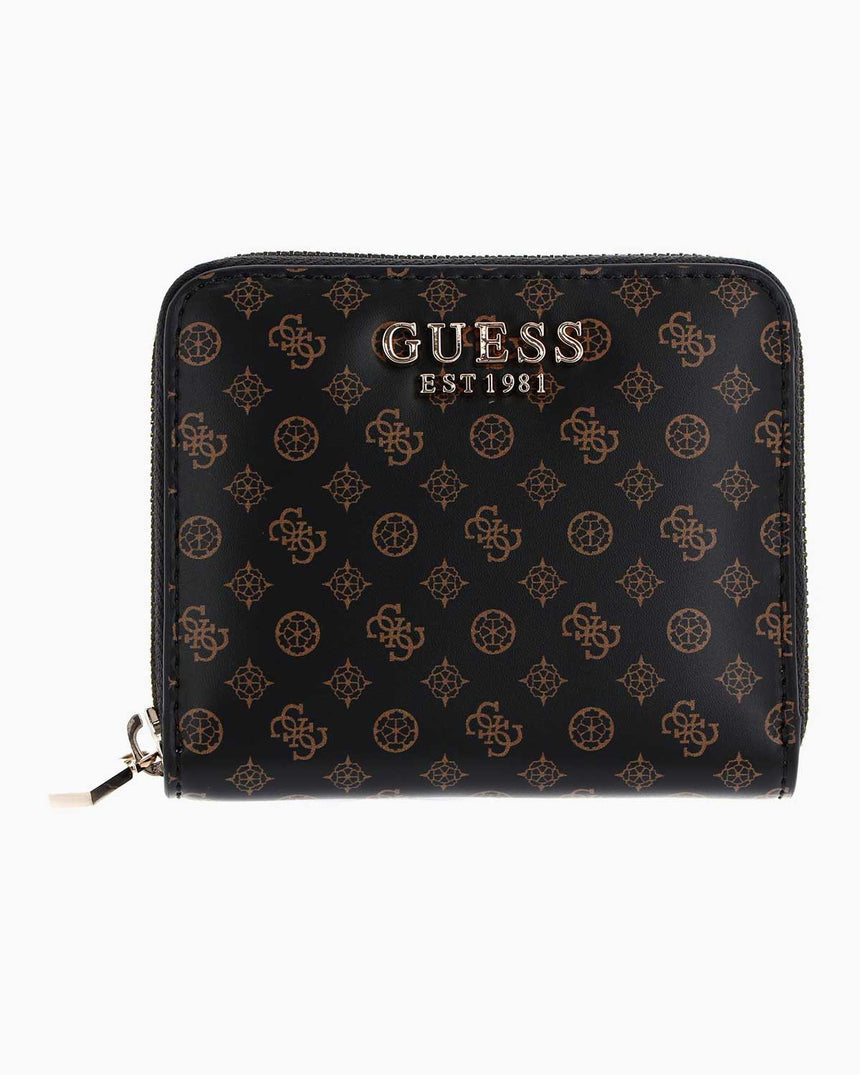 Guess Emilee Mini Monogram Cüzdan Mocha Logo