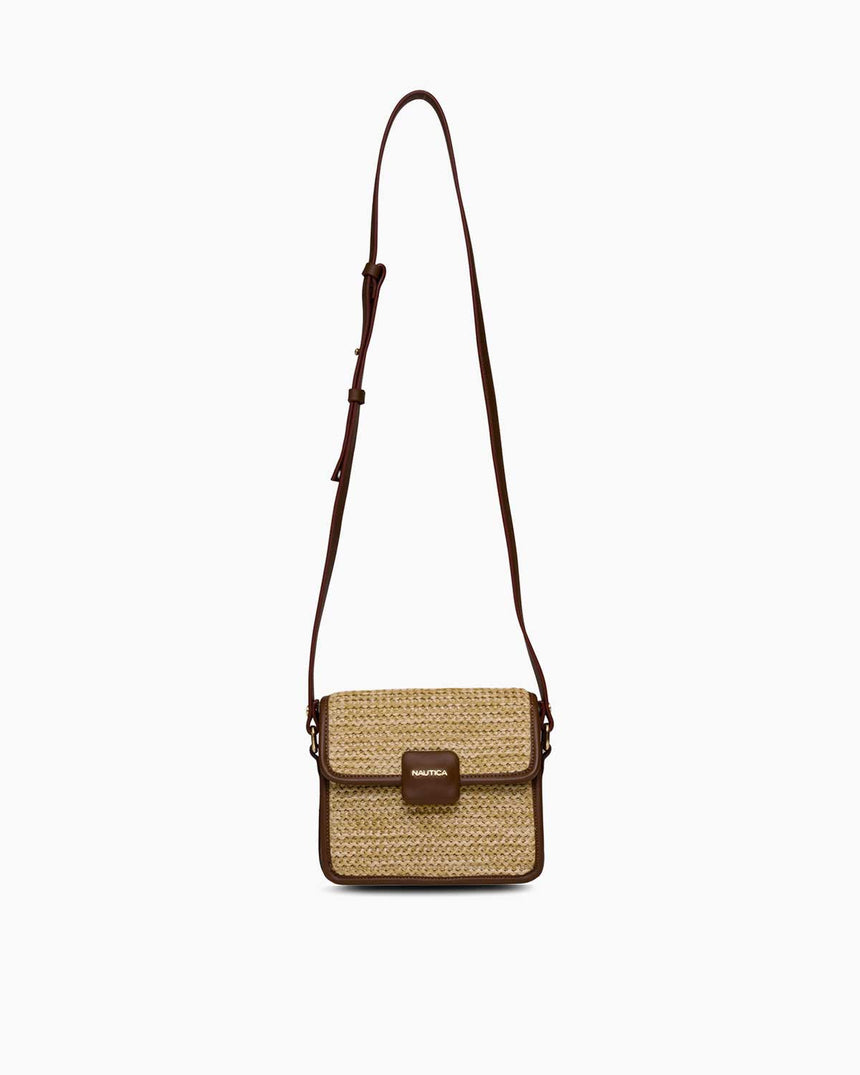 Nautica Logolu El Çantası Bej - Açık Kahve