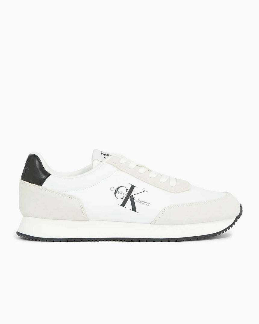 Calvin Klein Retro Runner Low Top Sneakers Bright White