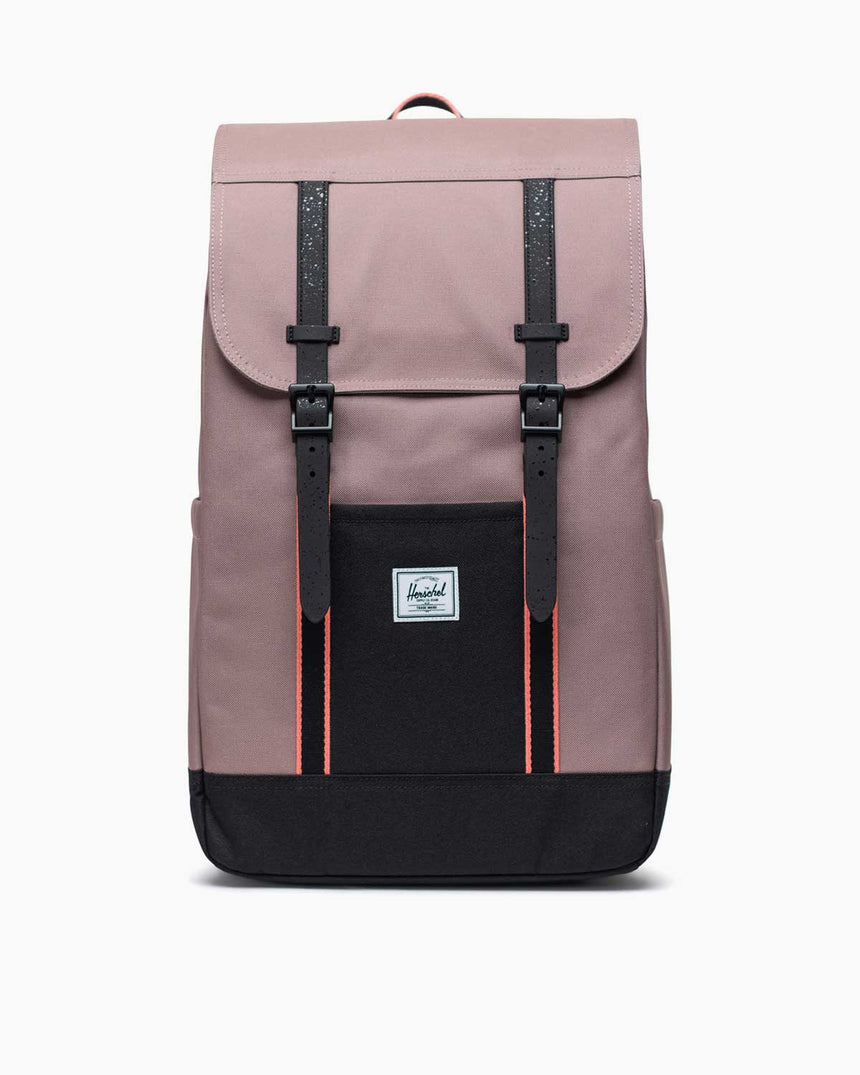Herschel Retreat Backpack Sırt Çantası Taupe Gray/Black/Shell Pink