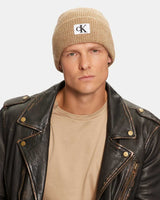Calvin Klein Jeans Seasonal Patch Beanie Travertine