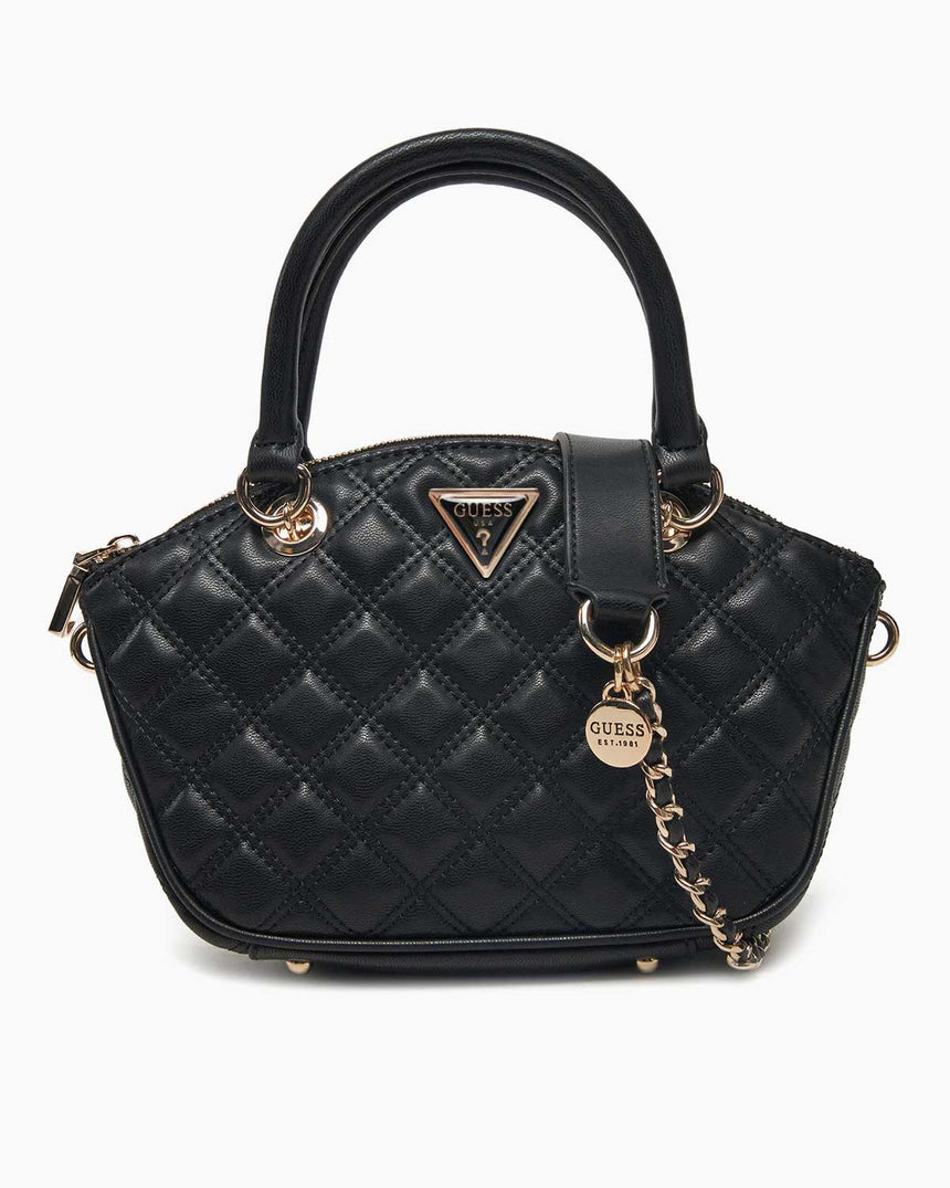 Guess Giully Mini Satchel El Çantası Black