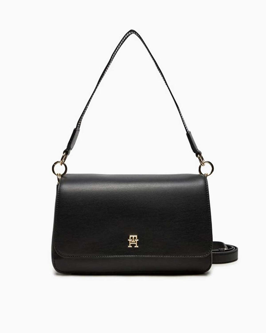 Tommy Hilfiger Fresh Shoulder Bag Omuz Çantası Black