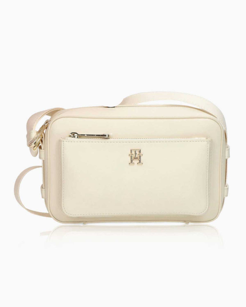 Tommy Hilfiger Iconic Crossover Çapraz Askılı Çanta Beige
