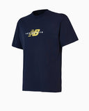 New Balance Lifestyle Double Logo Erkek Tshirt Lacivert