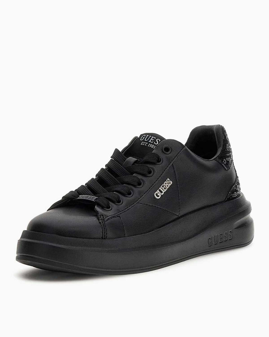 Guess Elbina10  Kadın Deri Sneaker Black