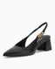 Guess Zabela3 Logo Detaylı Kalın Topuklu Stiletto Black