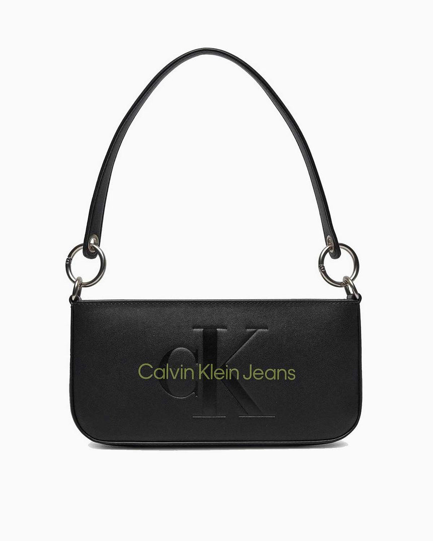 Calvin Klein Sculpted Shoulder Pouch Omuz Çantası Black/Dark Juniper