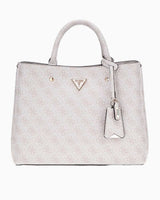 Guess Meridian Girlfriend El Çantası Latte Logo