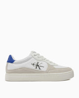 Calvin Klein Classic Cupsole Low Top Sneaker Bright White/Sapphire Blue