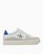 Calvin Klein Classic Cupsole Low Top Sneaker Bright White/Sapphire Blue