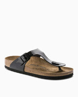 Birkenstock Gizeh BS Parmak Arası Kadın Terlik 0 Siyah Rugan