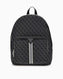 Guess Milano Compact Monogram Logolu Sırt Çantası Coal Black
