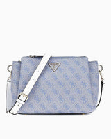 Guess Noelle Compartment Crossbody Çapraz Askılı Çanta Light Blue Logo