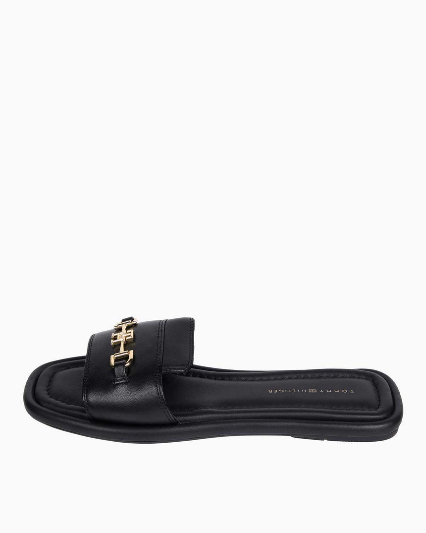 Tommy Hilfiger Horsebit Flat Terlik Black