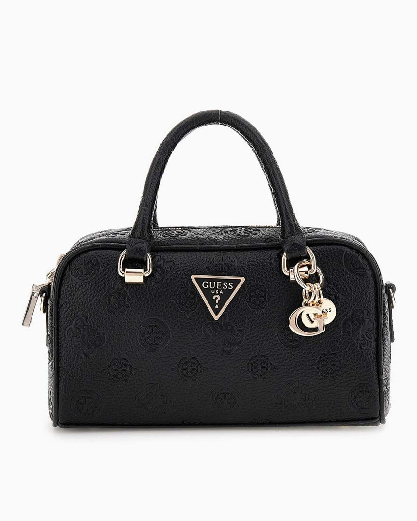 Guess Cresidia Small Satchel El Çantası Black