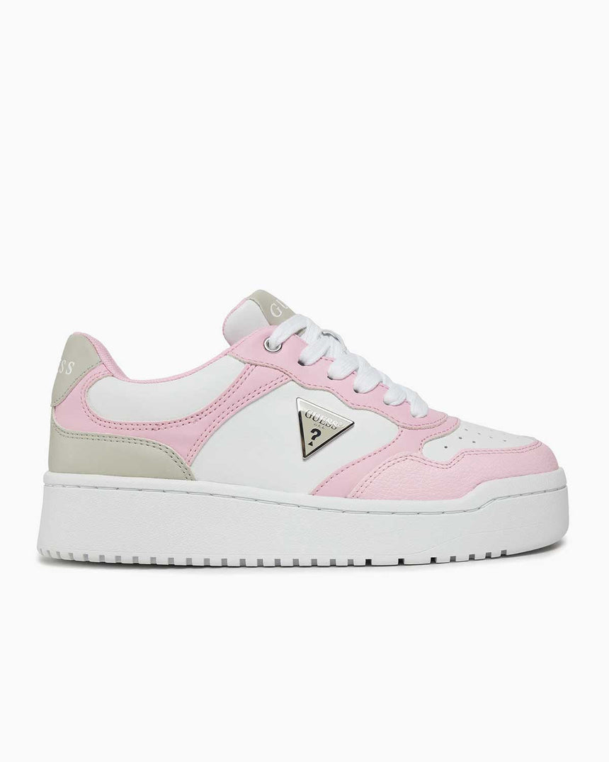 Guess Miram Logolu Sneaker White Pink