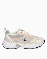 Calvin Klein Retro Tennis Runner Sneakers Creamy White/Whisper Pink/ Oyster M
